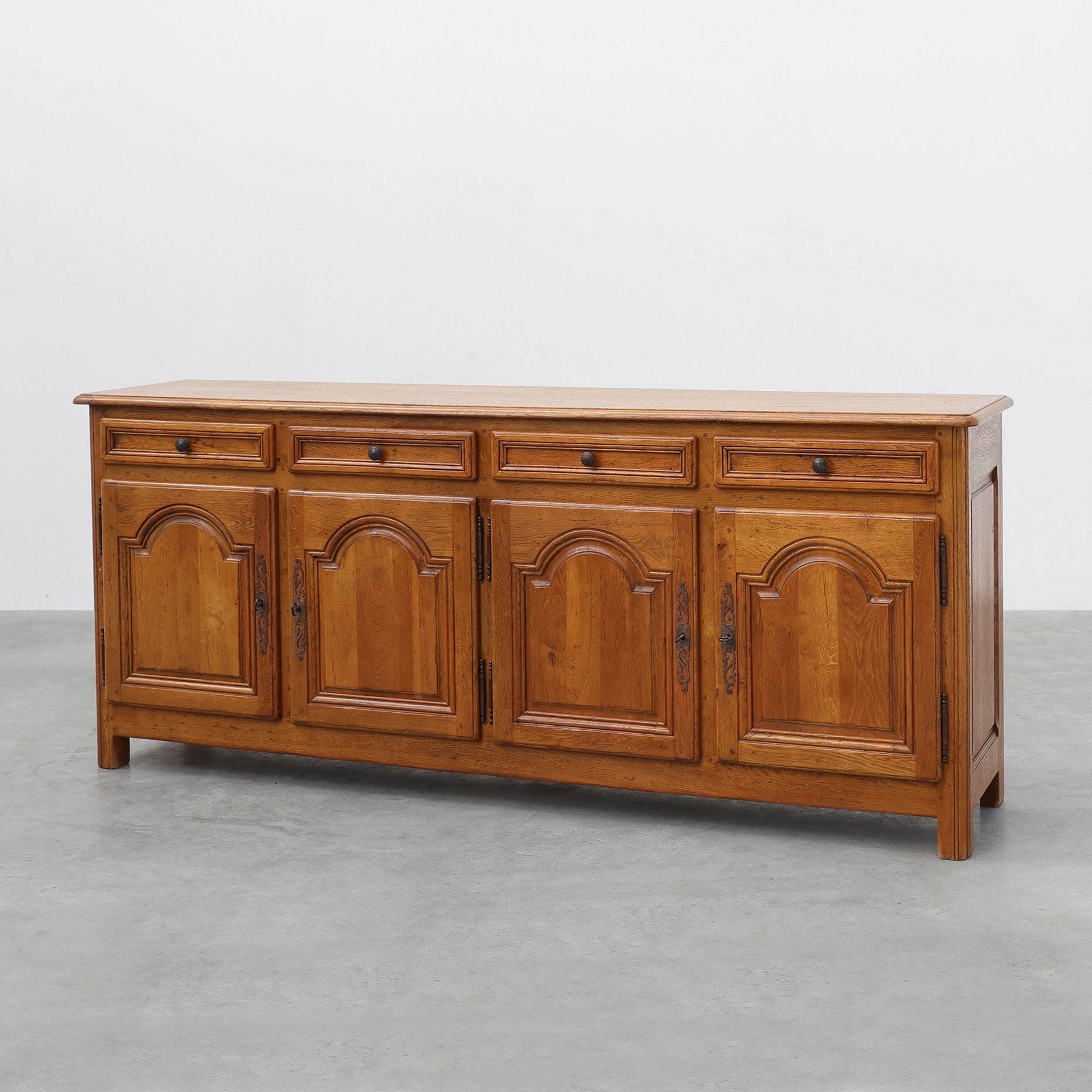 Monumental Oak Sideboard by De Tonge, France, Mid-20th Century-img